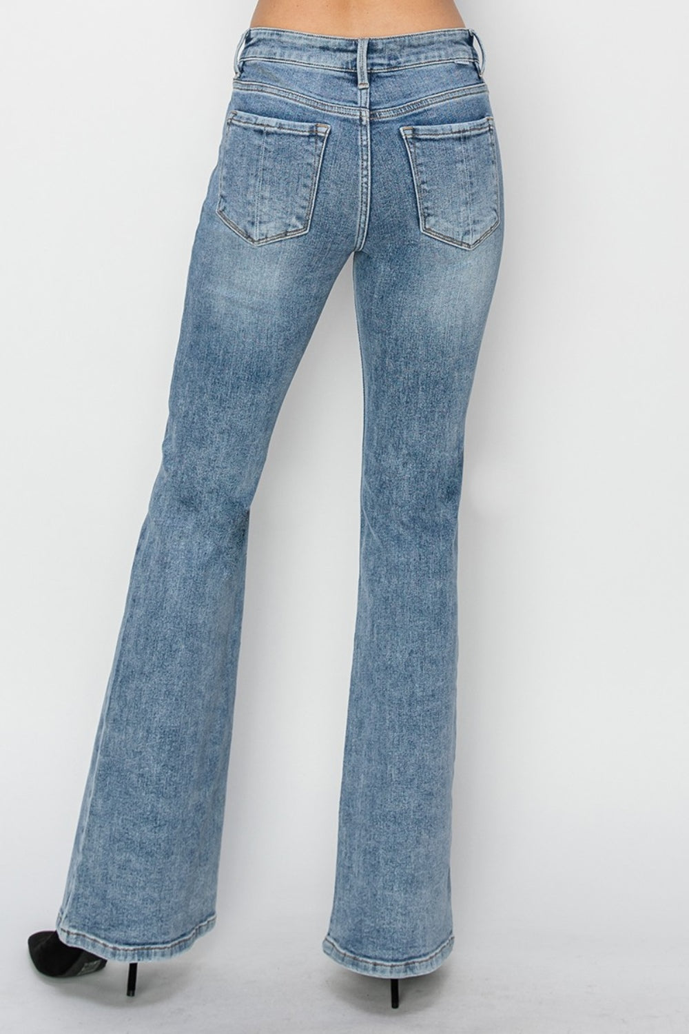 Inseam 33" FULL size Mid Rise Bootcut Jeans RISEN