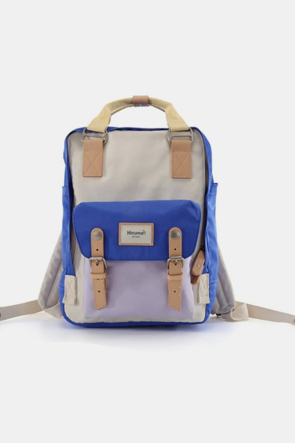 Contrast Waterproof Nylon Backpack Bag - 21 COLORS HIMAWARI