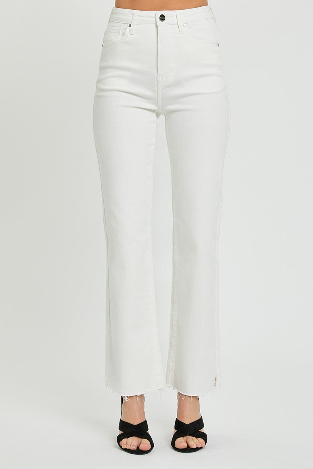 Inseam 29" FULL size High Rise Tummy Control Straight Jeans RISEN
