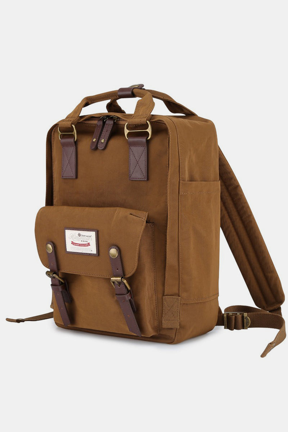 Contrast Waterproof Nylon Backpack Bag - 21 COLORS HIMAWARI