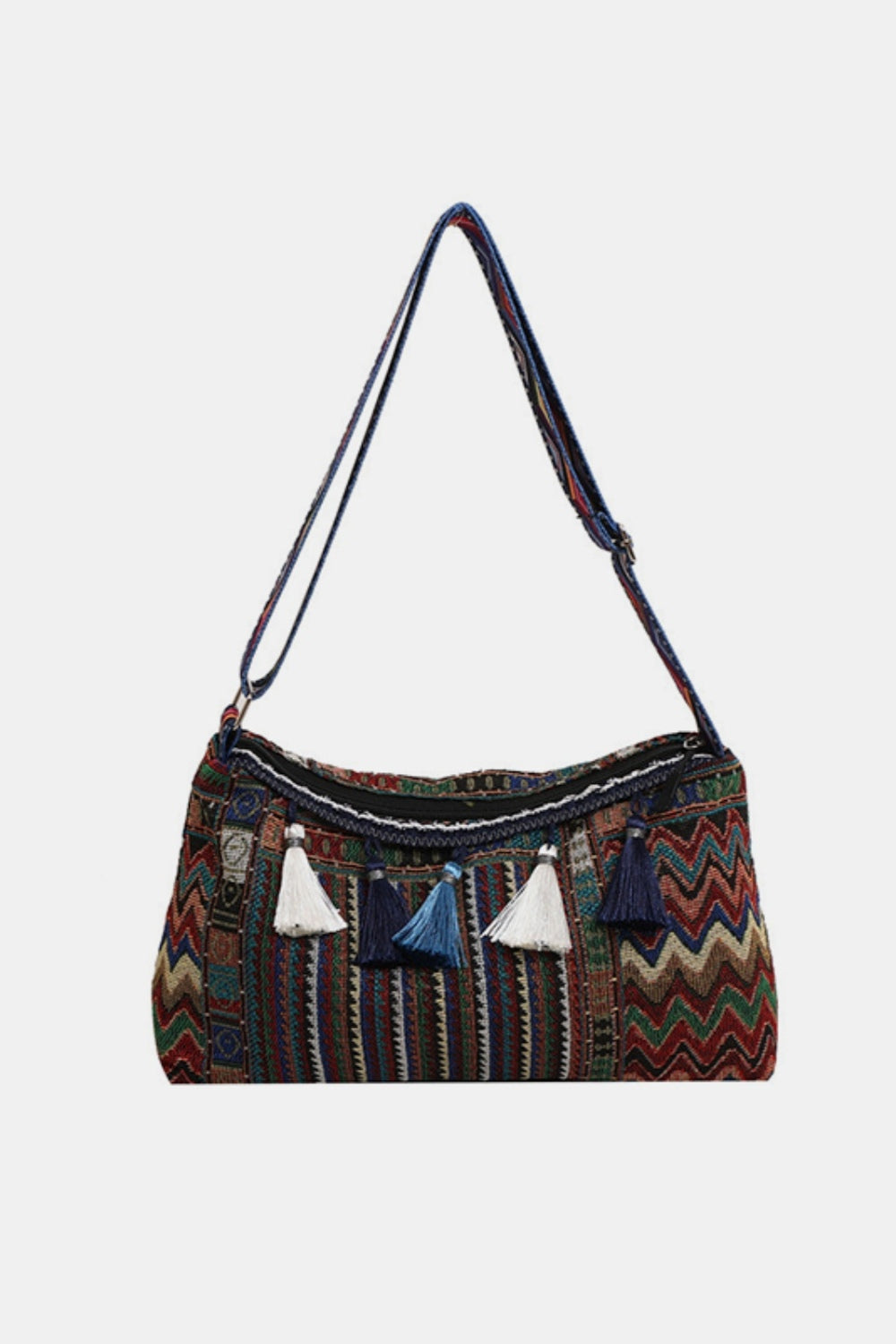 Tassel Adjustable Strap Shoulder Bag - 6 COLORS L@K@Q