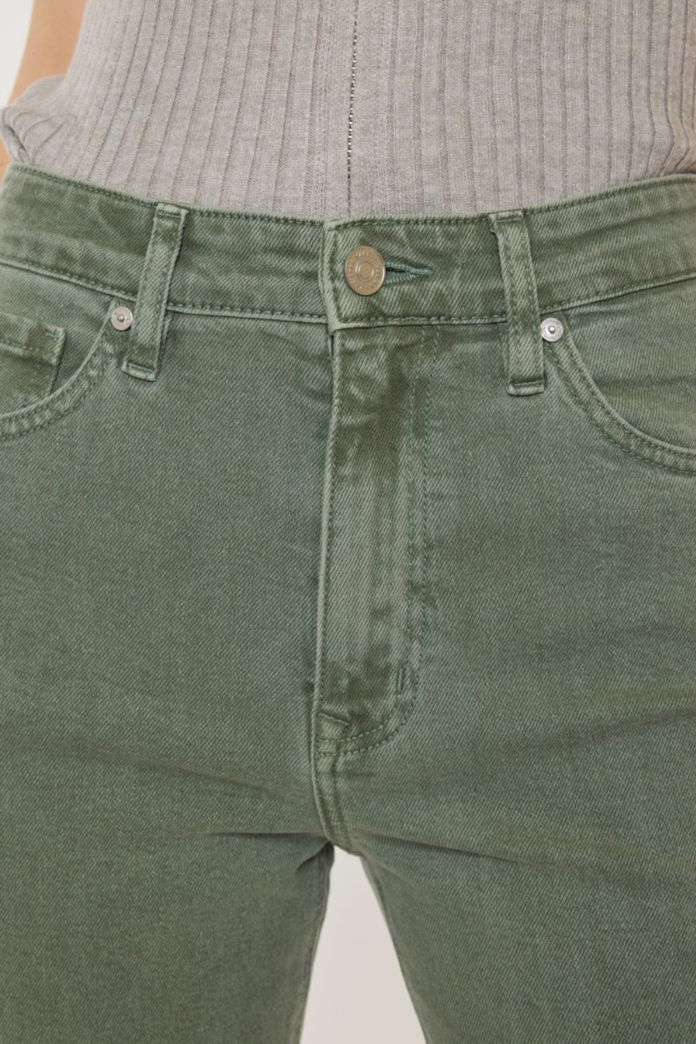 Inseam 27.5" Ultra High Rise Straight Jeans KANCAN