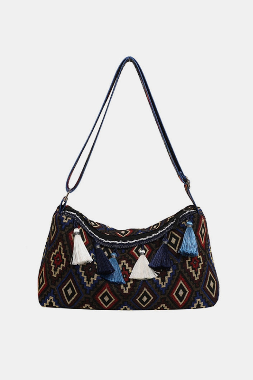Tassel Adjustable Strap Shoulder Bag - 6 COLORS L@K@Q