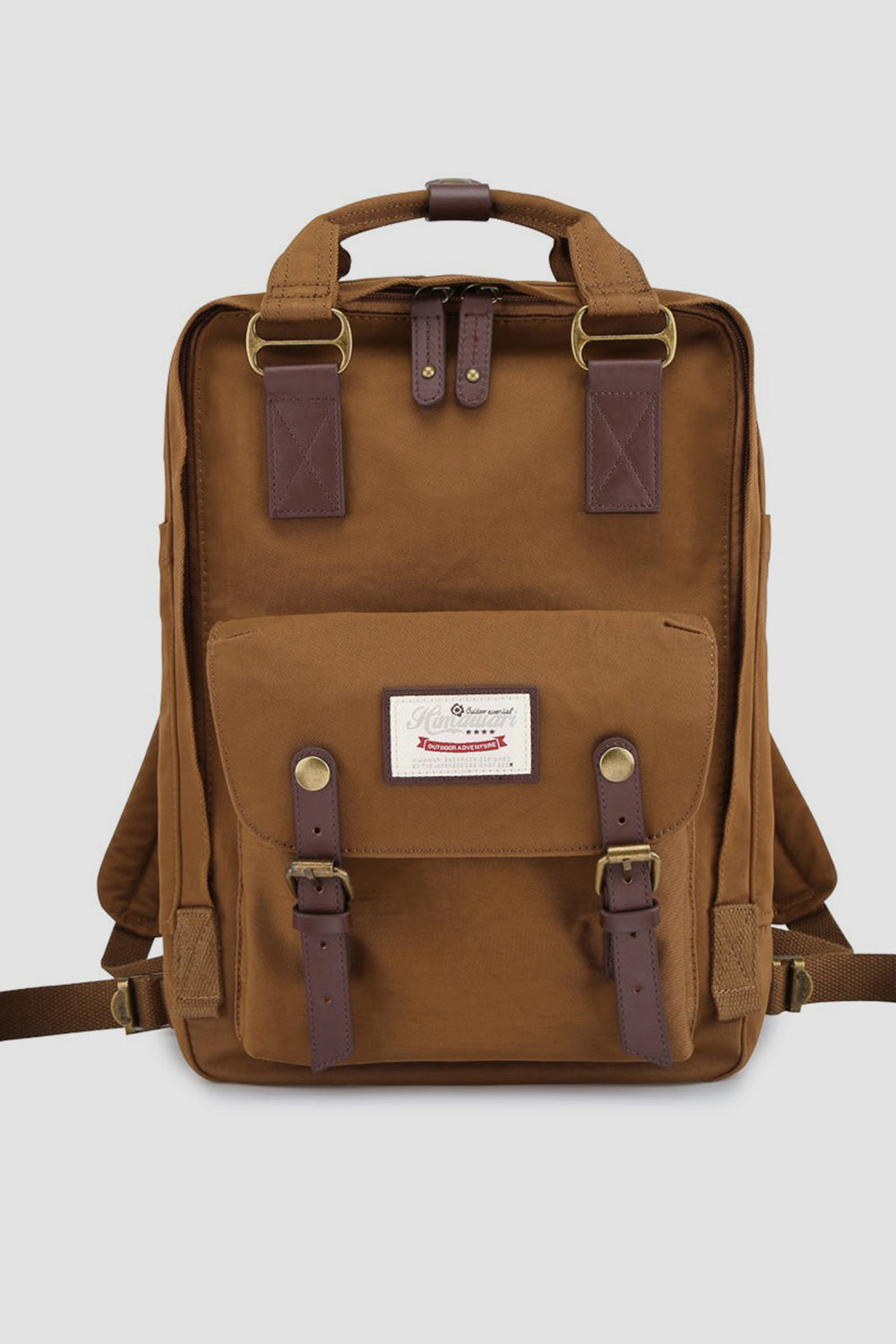 Contrast Waterproof Nylon Backpack Bag - 21 COLORS HIMAWARI