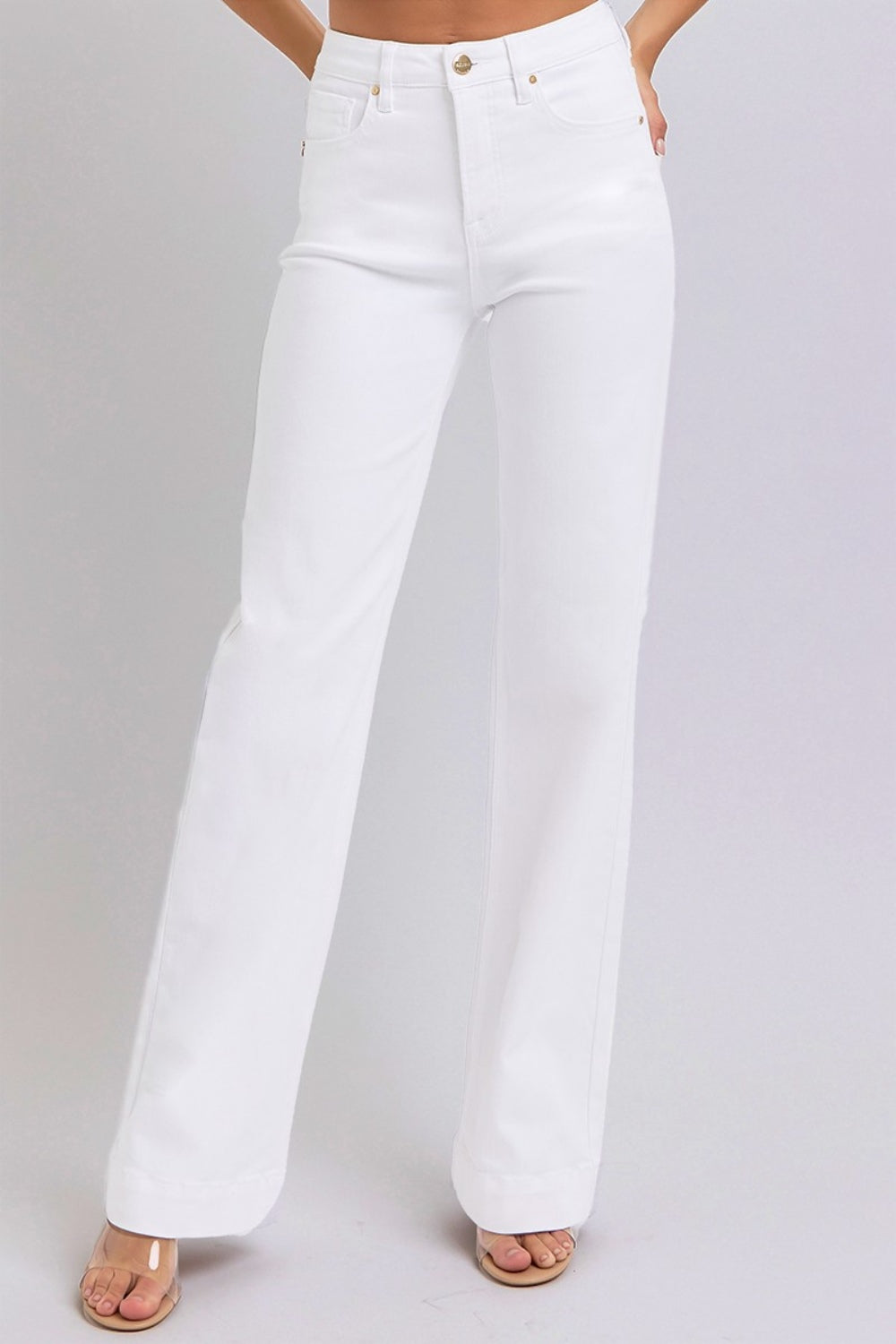 Inseam 32" - 33" FULL size High Waist Straight Jeans RISEN