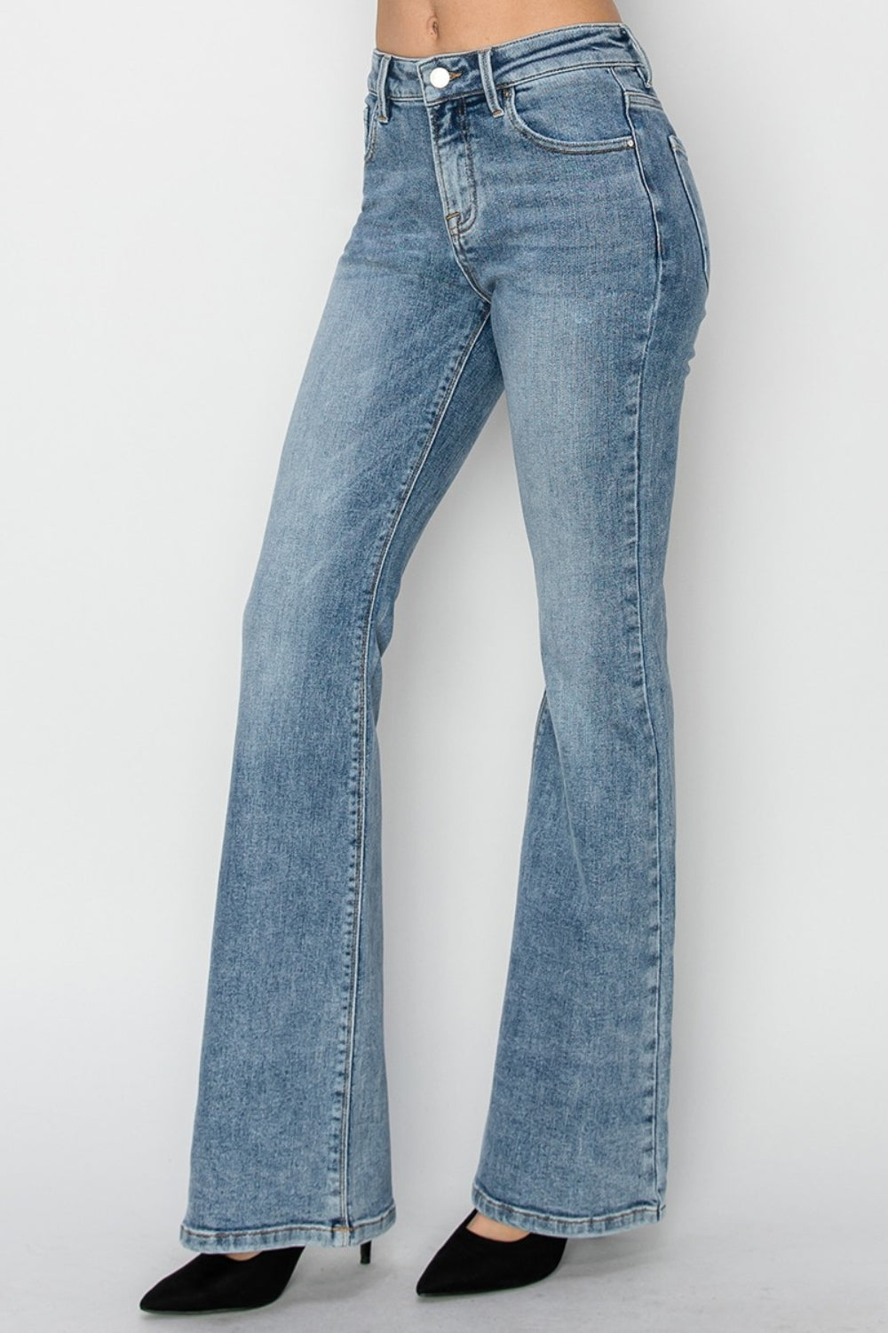 Inseam 33" FULL size Mid Rise Bootcut Jeans RISEN