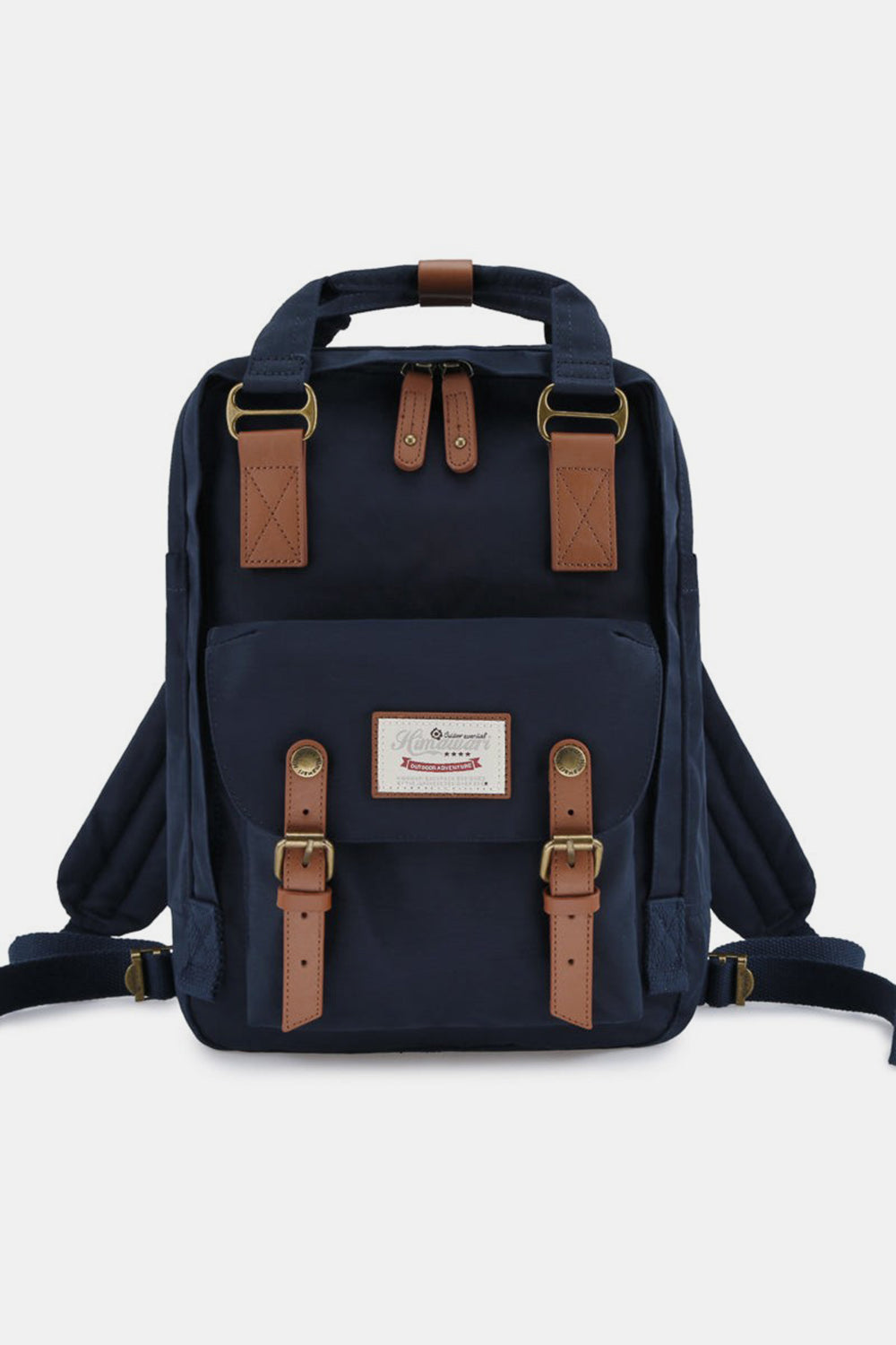 Contrast Waterproof Nylon Backpack Bag - 21 COLORS HIMAWARI