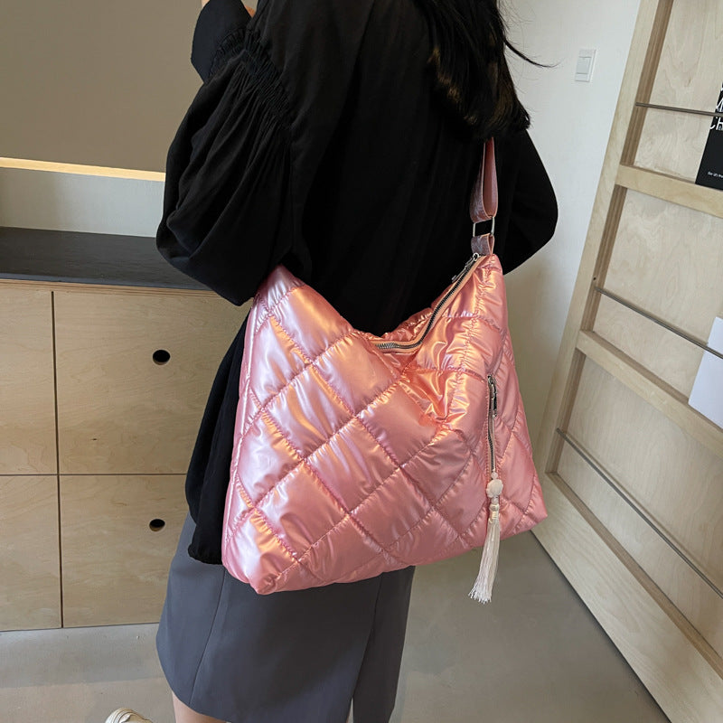 Quilted Nylon Travel Bag - 5 COLORS Z.B.X.B