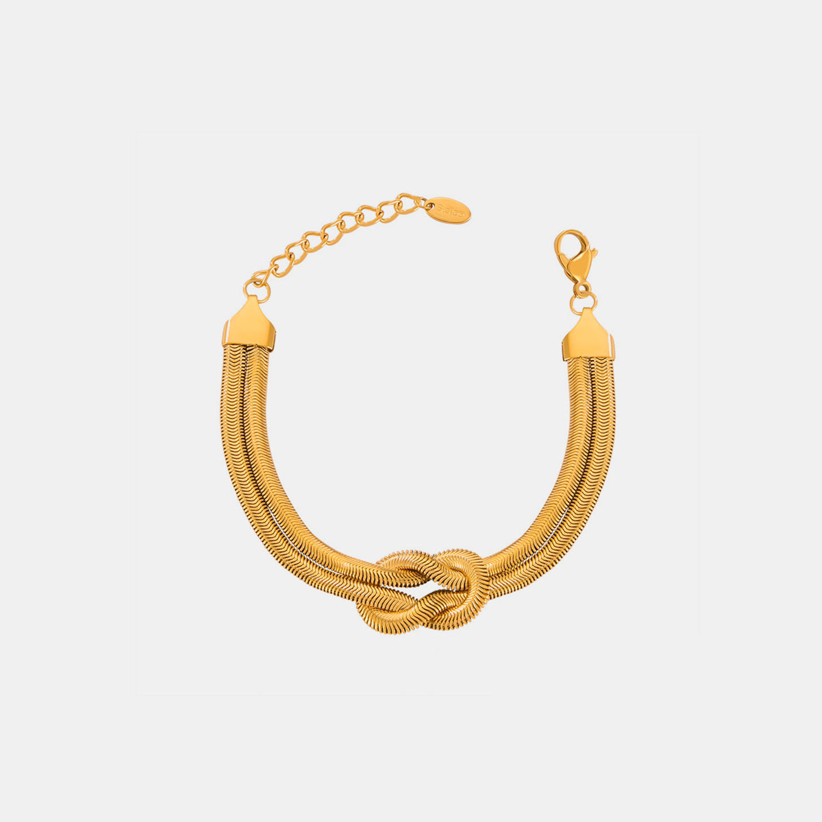 Titanium Steel Knot Bracelet - 2 COLORS  M^L