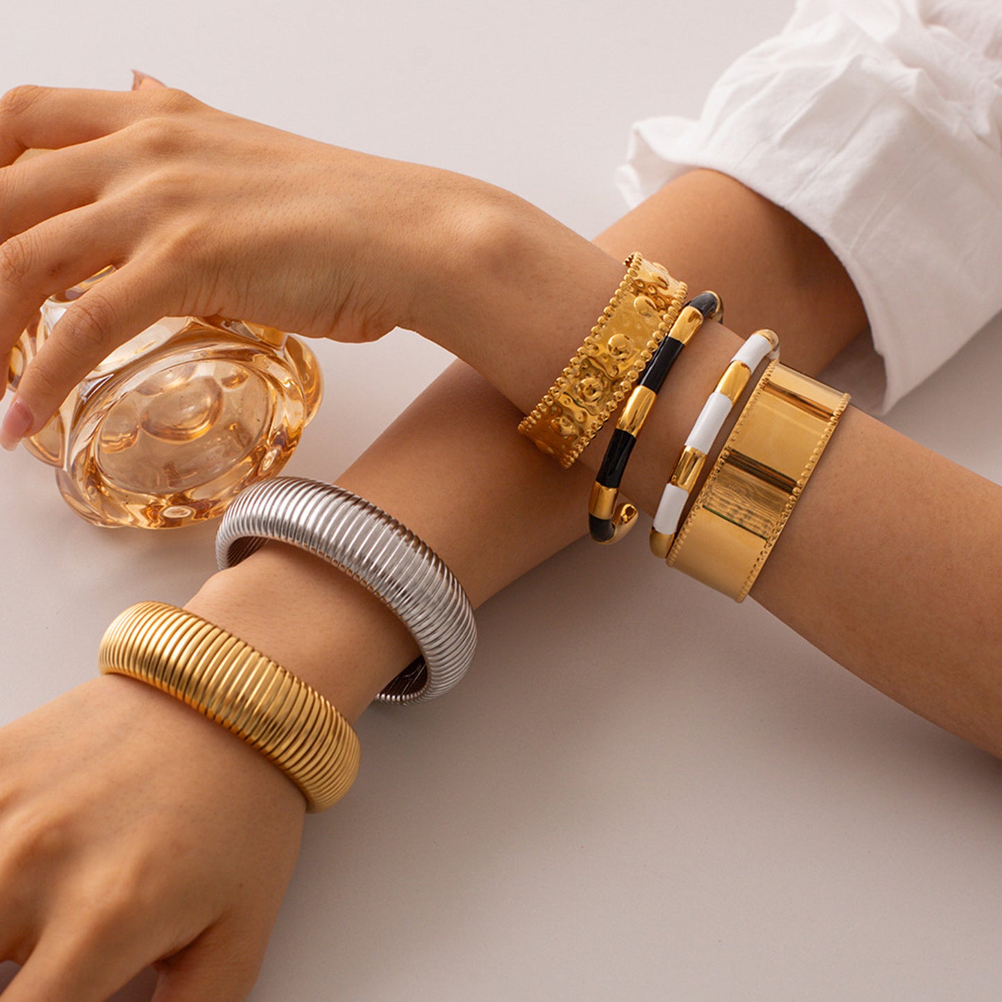 18K Gold-Plated Stainless Steel Bracelet - 6 STYLES Jack&Din