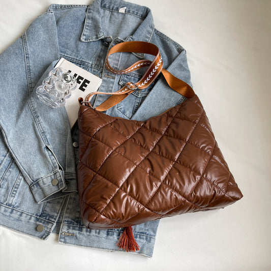 Quilted Nylon Travel Bag - 5 COLORS  Z.B.X.B