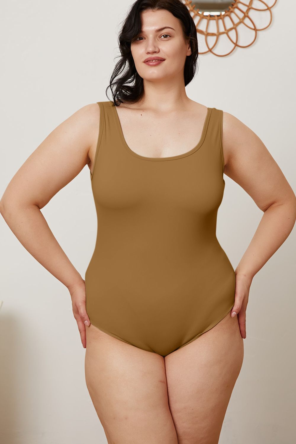 BASIC BAE Square Neck Sleeveless Bodysuit - 5 COLORS