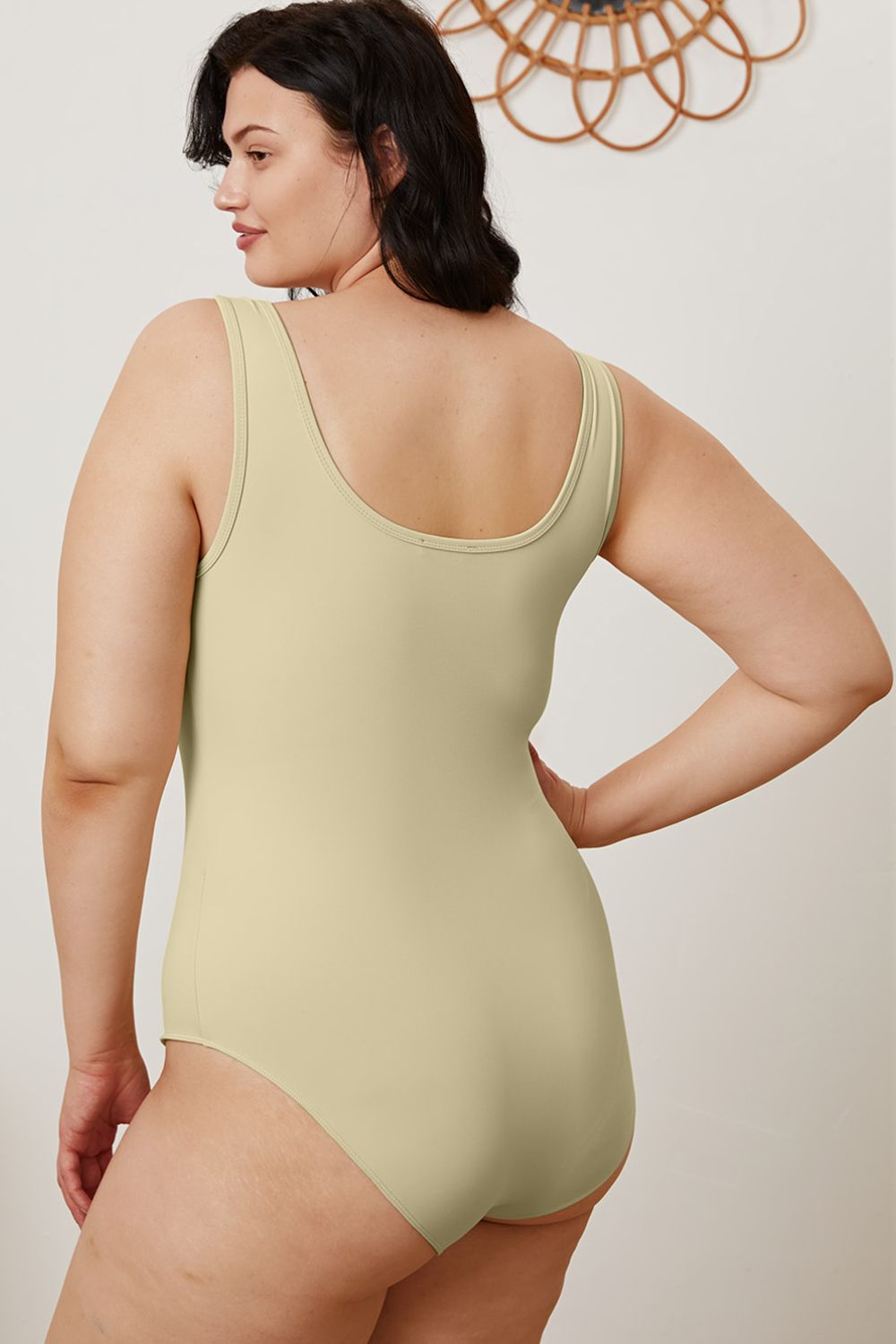 BASIC BAE Square Neck Sleeveless Bodysuit - 5 COLORS