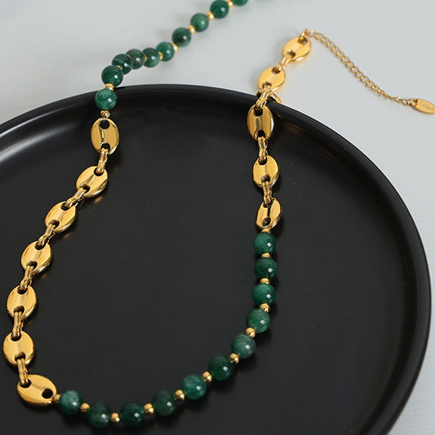 Beaded Titanium Steel Necklace - 3 STYLES