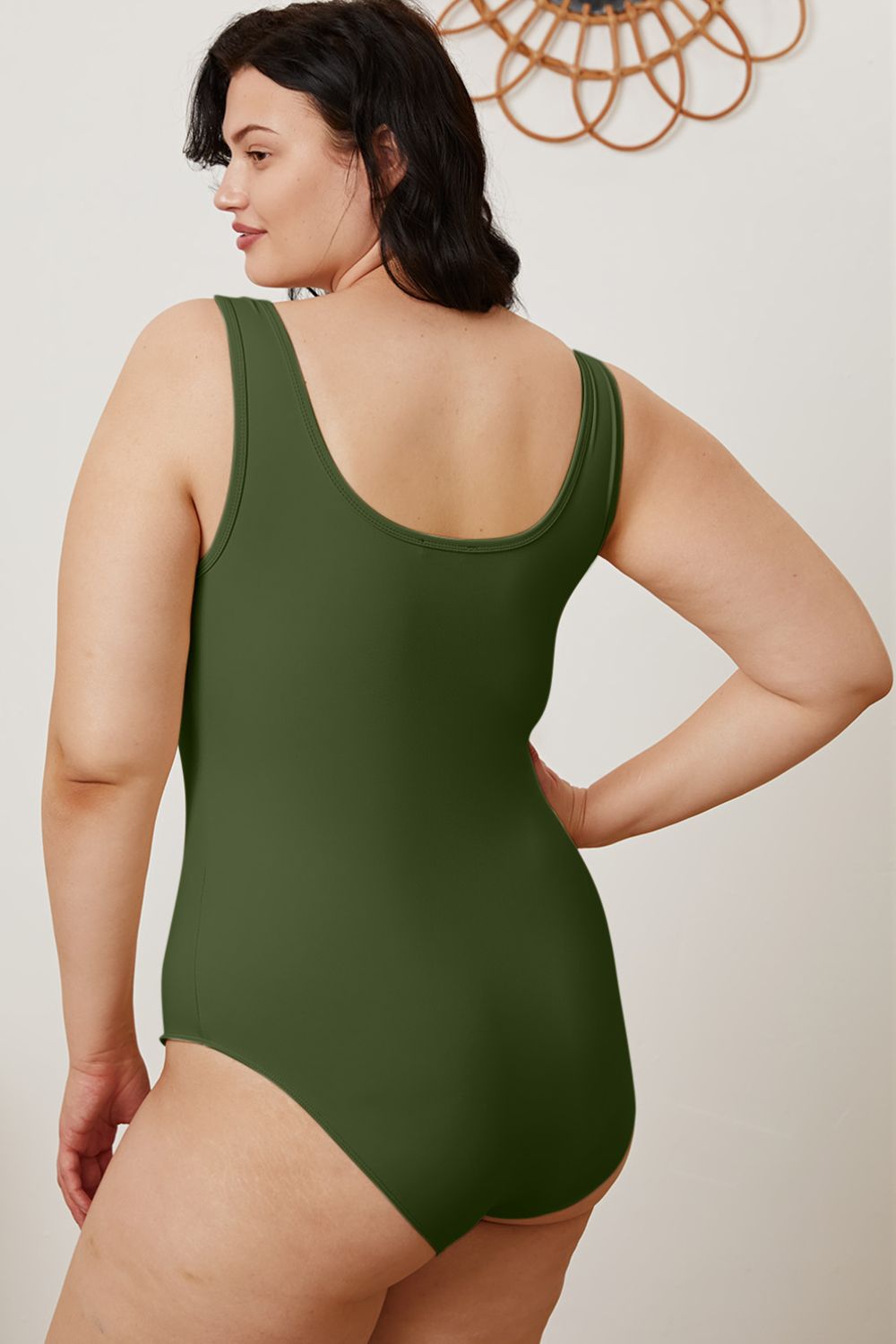 BASIC BAE Square Neck Sleeveless Bodysuit - 5 COLORS